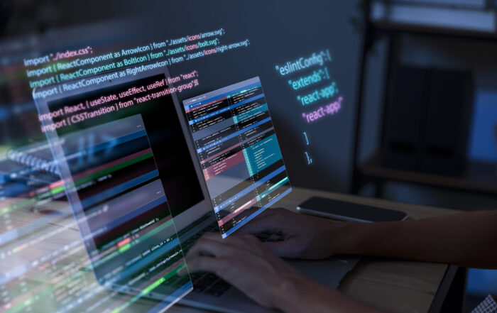 programming background with person working with codes computer scaled (1)  Mitra IT | Your Trusted & Reliable Software Solutions