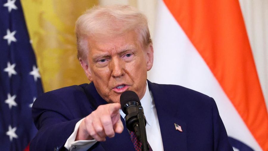 presiden as donald trump menunjuk tamu undangan selama konferensi pers bersama dengan perdana menteri india narendra modi di g 169  Mitra IT | Your Trusted & Reliable Software Solutions